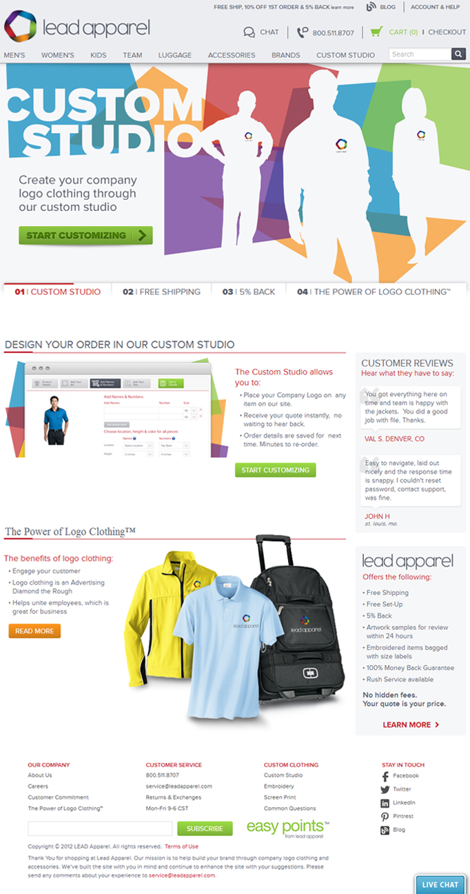 Lead Apparel on PlumTree